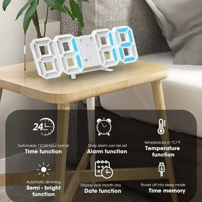 NovaDisplay Digital Alarm Clock